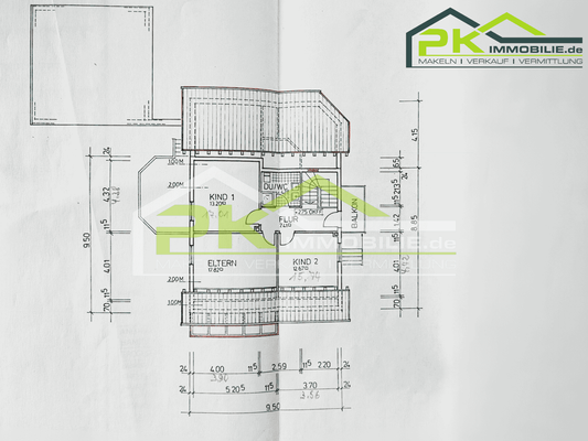 Grundriss Dachgeschoss