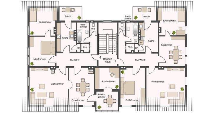 Grundriss 3. Obergeschoss