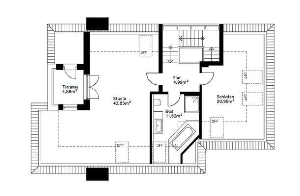 Grundriss Dachgeschoss