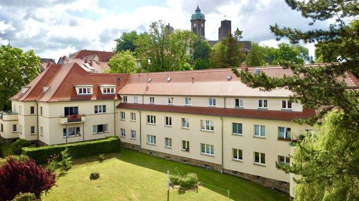 Luftaufnahme des Wohnensembles