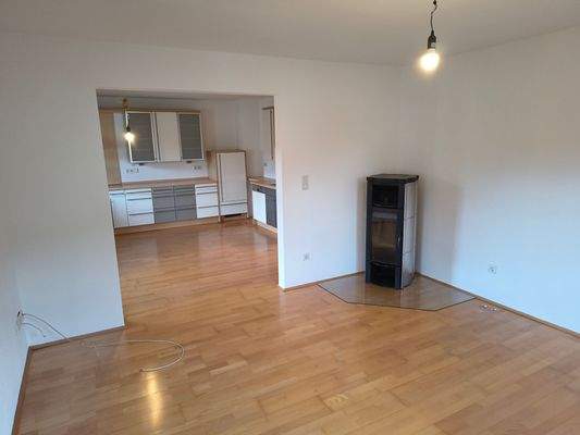 Wohnzimmer mit Ofen