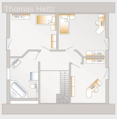 Grundriss Dachgeschoss variabel