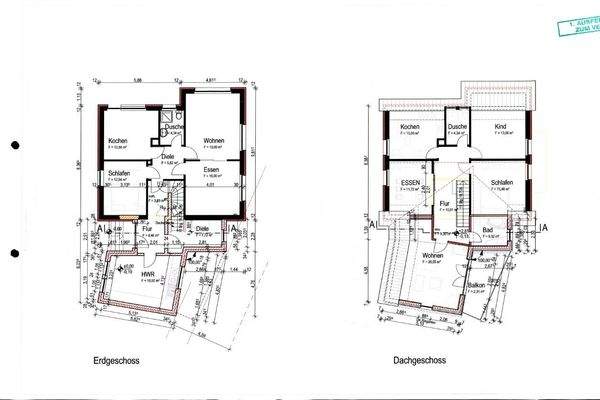 Grundriss Anbau 2008 EG und DG_001