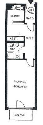 Grundriss Wohnung 10