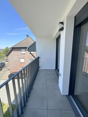 Balkon an beiden Schlafräumen