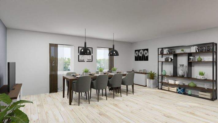 überall große Zimmer