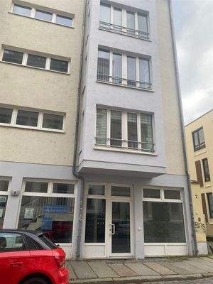 Blick zur Gewerbefläche