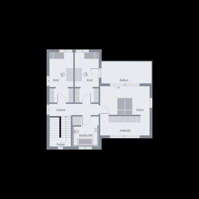 Grundriss Obergeschoss