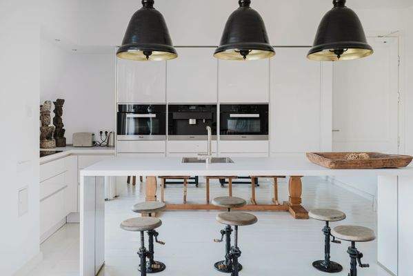 Offene Wohnküche mit Tresen 