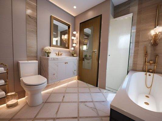 Badezimmer  (Visualisierung)