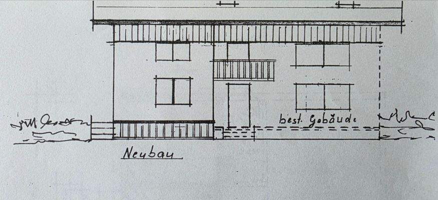 Grundriss Schnitt Neubau 2