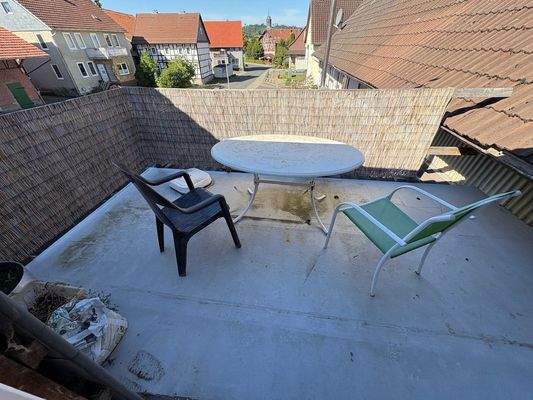 Balkon im Obergeschoss