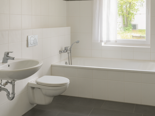 Modernes Tageslichtsbadezimmer