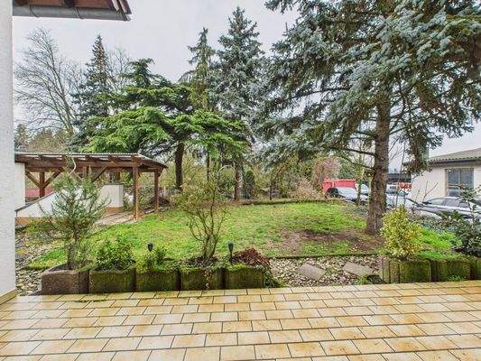 Blick in den Gemeinschaftsgarten