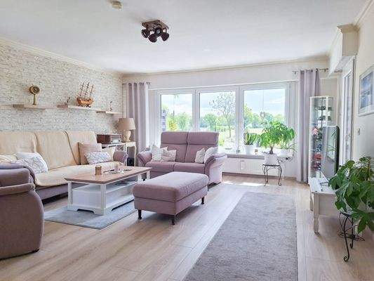 Wohnbereich mit Wiesenblick