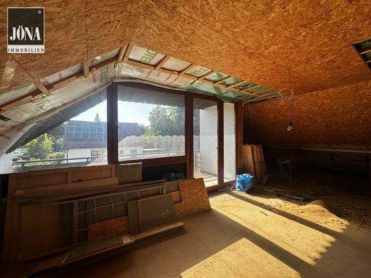 Teilausgebautes Dachgeschoss