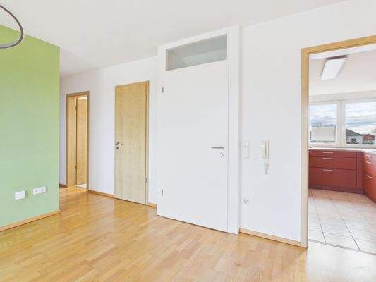 Wohnungseingangstüre im Dachgeschoss