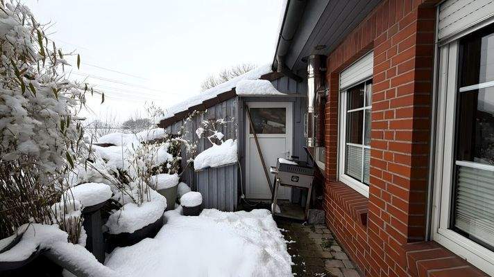 Außenzugang Abstellraum