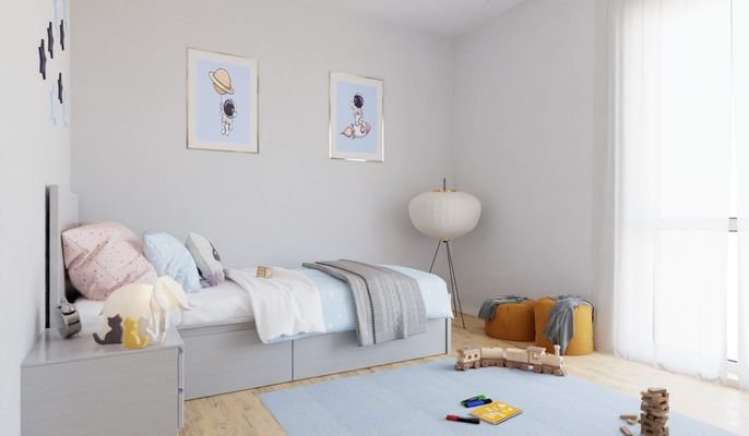 Ein Kinderzimmer zum wohlfühlen