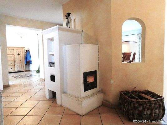 Kachelofen Erdgeschoss