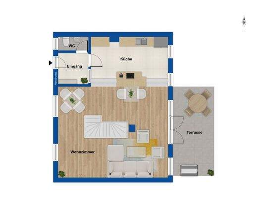 Grundriss Obergeschoss