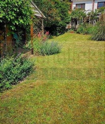 Garten mit Gartenhaus