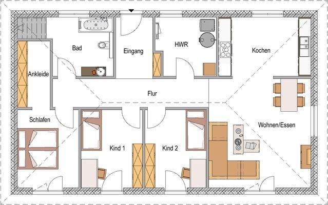 Grundriss Variante