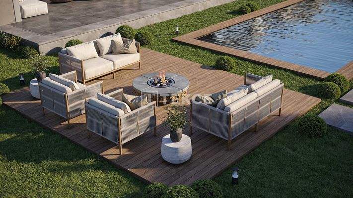 Detached Single-Floor Villas with Pool in İzmir