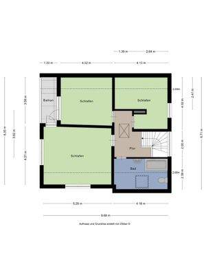 Grundriss Dachgeschoss