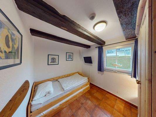 Schlafzimmer 1 im Erdgeschoss