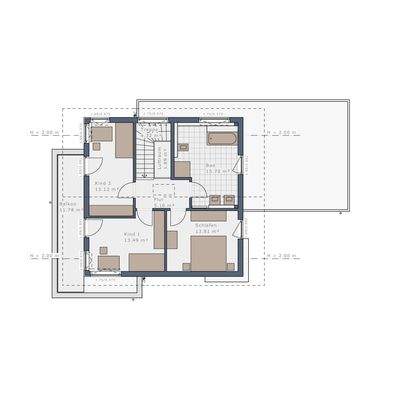 Grundriss Obergeschoss