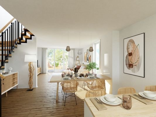 Visualisierung_Boho_Wohnzimmer