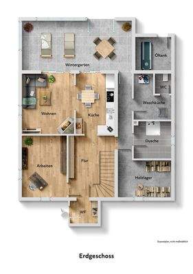 Der Grundriss Ihres Erdgeschosses