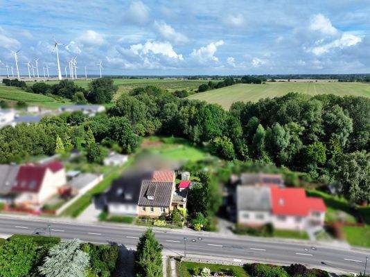 Weitblick ins naturnahe Wohnummfeld