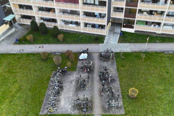 Fahrradstellplatz direkt neben der Wohnung