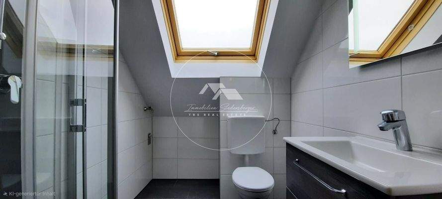 Tageslichtbad mit Dusche