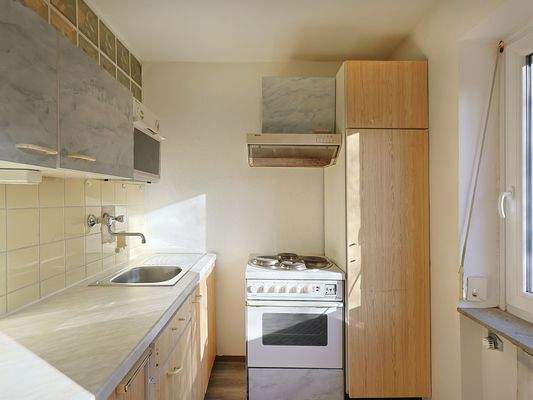 Separate, helle Küche