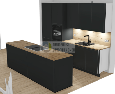 Küchenperspektive 2 als 3D