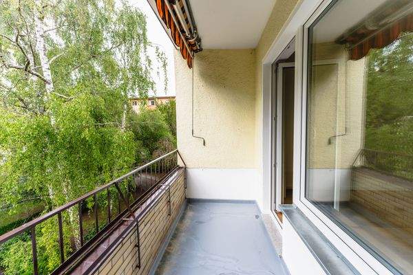 Balkon im Sommer (Westausrichtung)