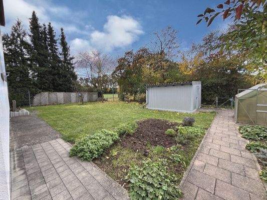 Garten auf der Westseite