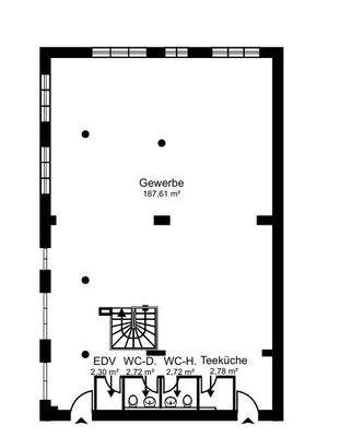 Grundriss EG, ca. 198 qm