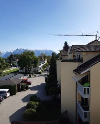 Ausblick vom geräumigen süd-Balkon