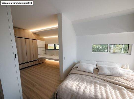 Schlaf- und Ankleidezimmer Obergeschoss