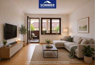 Einrichtungsbeispiel Wohnzimmer (KI-Visualisierung)