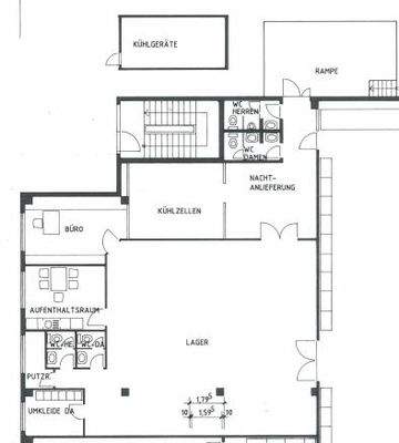 Grundriss Penny Nebenräume