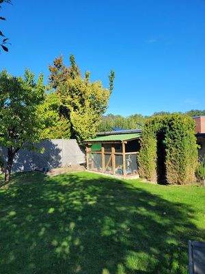 Garten mit Kleintiergehege