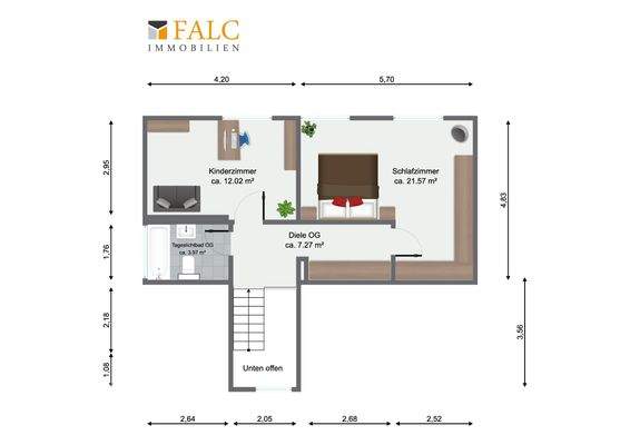 Grundriss Obergeschoss