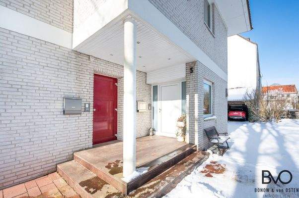 Privater Zugang inklusive Parken vor der Tür