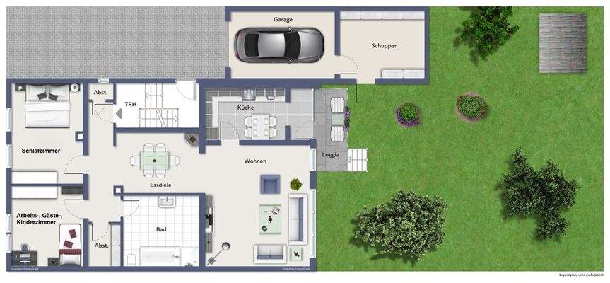 Übersichtsplan Grundstück