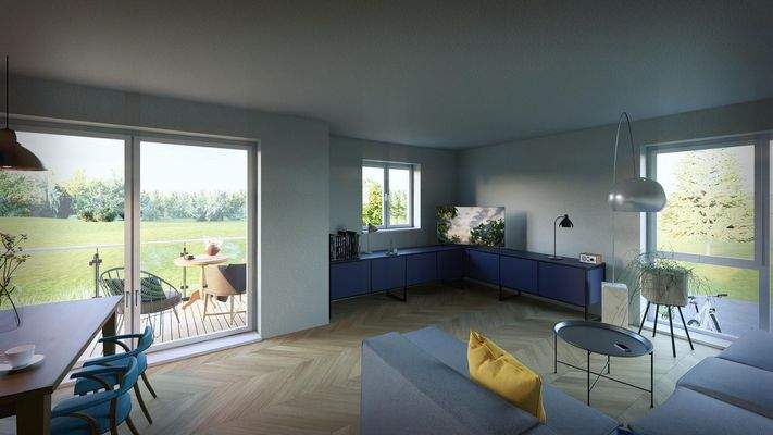 Wohnzimmer mit Weitblick